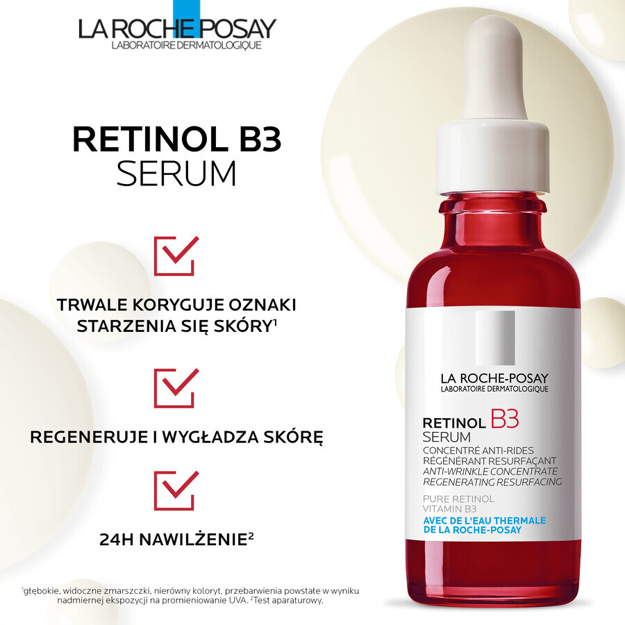 La Roche-Posay Retinol B3, geconcentreerd antirimpelserum, retinol en vitamine B3, 30 ml