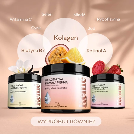 Reme Kolagenowa Formuła Piękna, smak pomarańcza-marakuja, 150 g: ceny i cechy