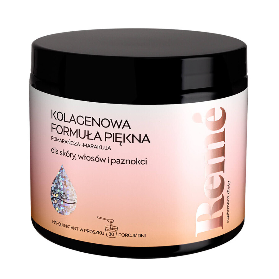 Reme Collagen Beauty Formula, saveur orange-maracuja, 150 g