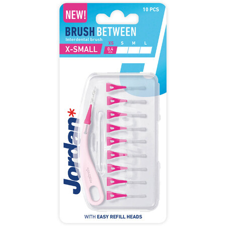 Jordan Brush Between, interdental brushes, XS, 10 pieces