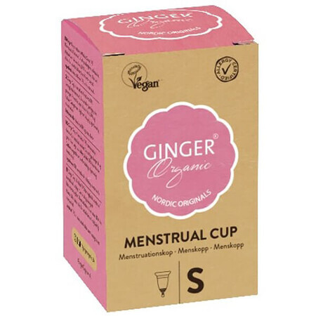 Ginger Organic, menstruatiecup, maat S, 1 stuk