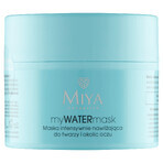 Miya myWATERmask, maschera idratante intensiva per viso e contorno occhi, 50 g