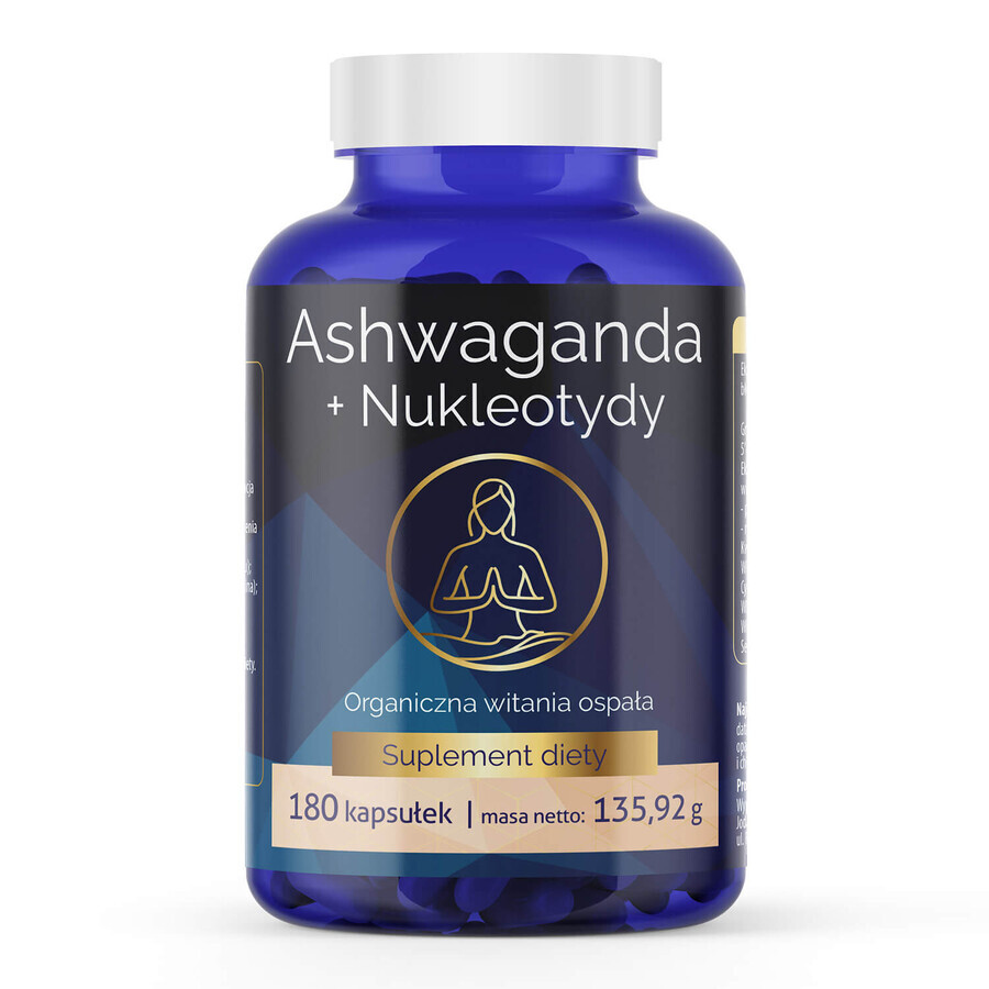 Ashwagandha + Nucleotiden, 180 capsules