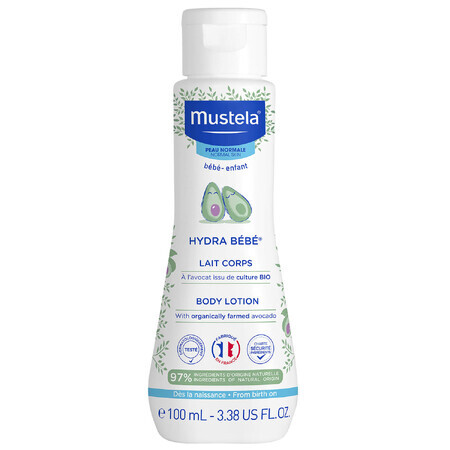 Mustela Bebe Enfant Hydra Bebe, lichaamsmelk, vanaf de geboorte, 100 ml