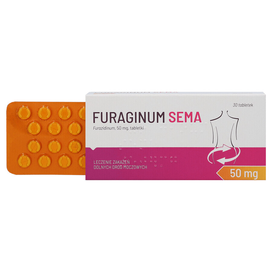 Furaginum SEMA 50 mg, 30 compresse