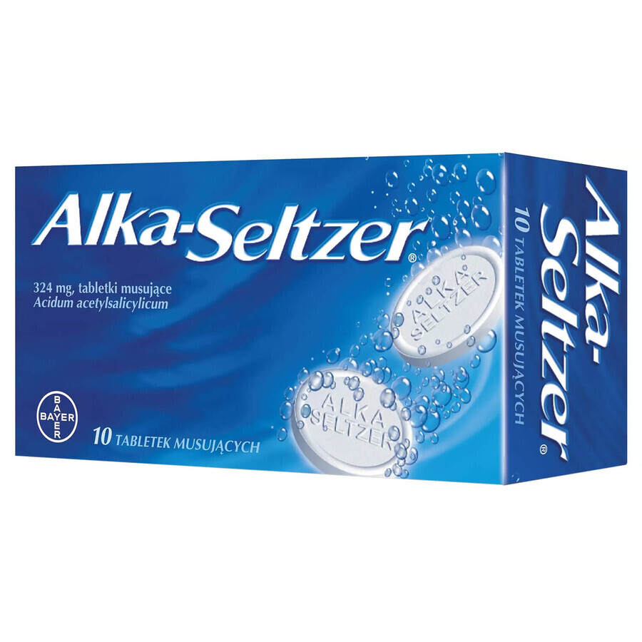 Alka-Seltzer 324 mg, 10 compresse effervescenti