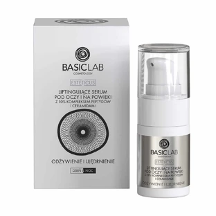 BasicLab Esteticus, sérum liftant pour les yeux et les paupières, nourrissant et raffermissant, 15 ml