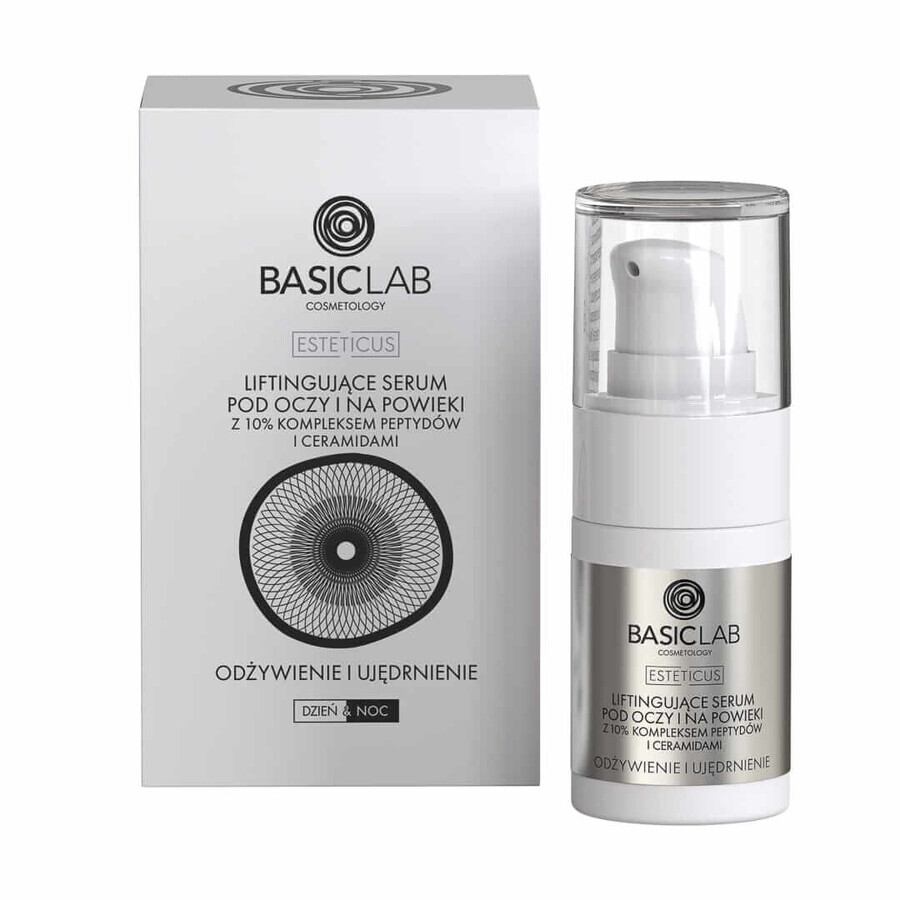 BasicLab Esteticus, liftend oog- en ooglid serum, voedend en verstevigend, 15 ml