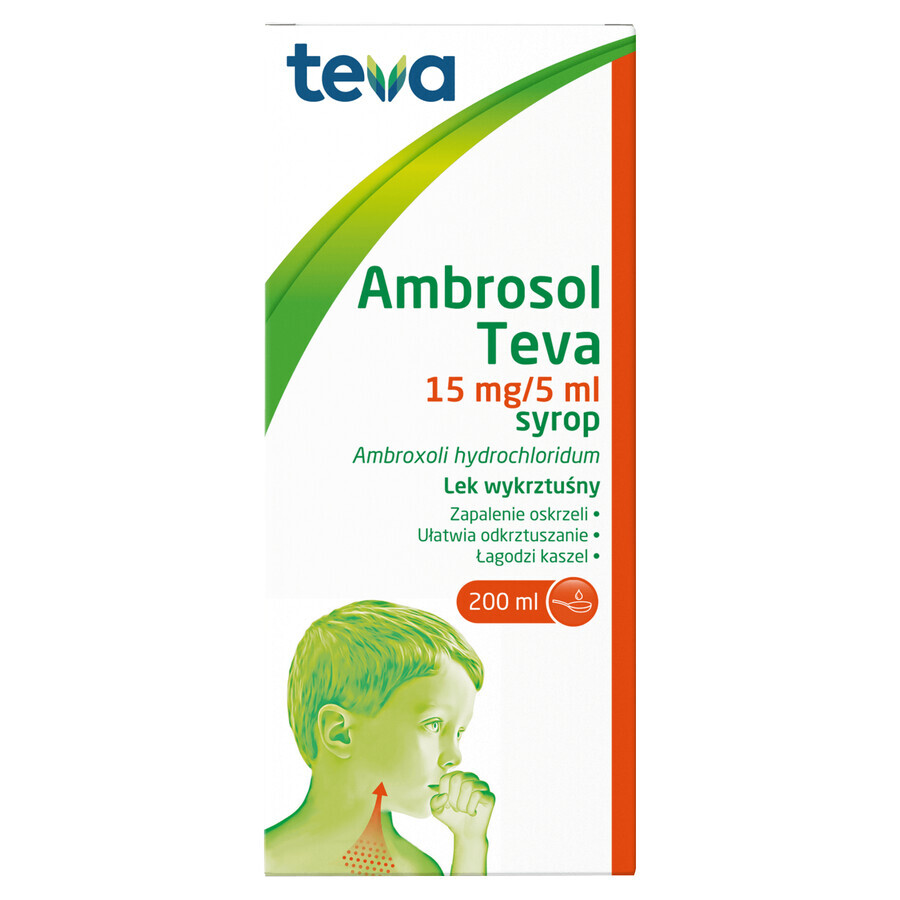 Ambrosol 15 mg/ 5 ml, jarabe, 200 ml