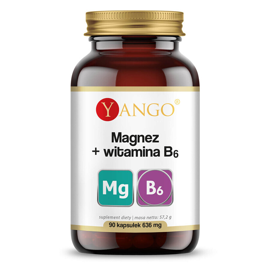 Yango Magnesium + Vitamine B6, 90 capsules