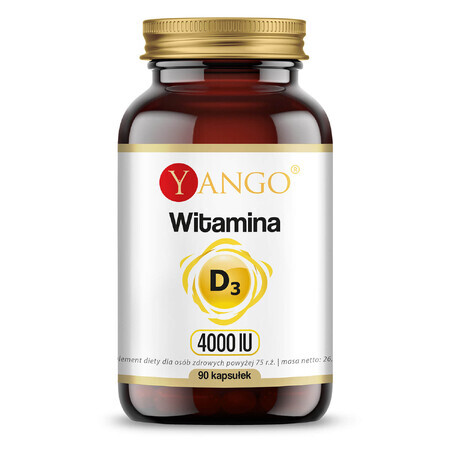 Yango Vitamine D3 4000 IE, 90 capsules