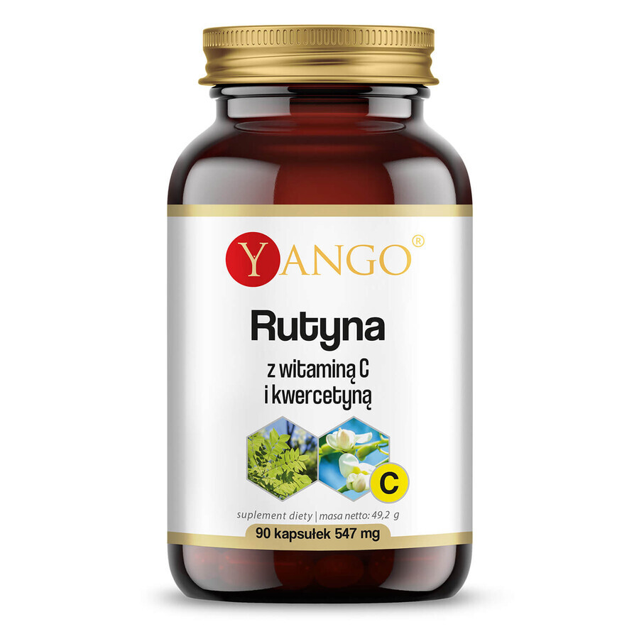 Yango Rutin with vitamin C and quercetin, 90 capsules