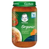 Gerber Bio Lunch, volkoren spaghetti met rundvlees, na 12 maanden, 250 g