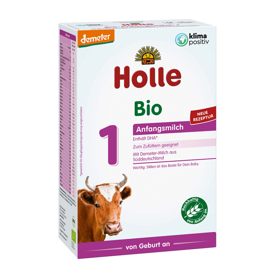 Holle Bio 1, milk for infants, from birth, 400 g