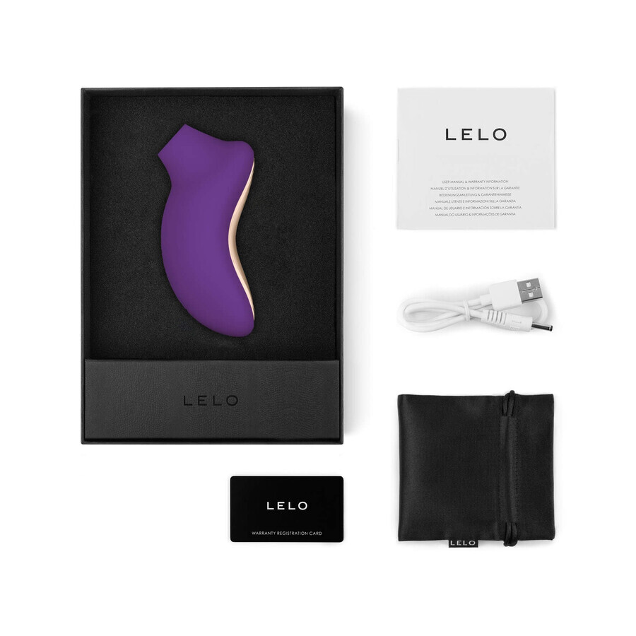 Lelo Sona 2 Purple, clitoris stimulator, sonisch, paars