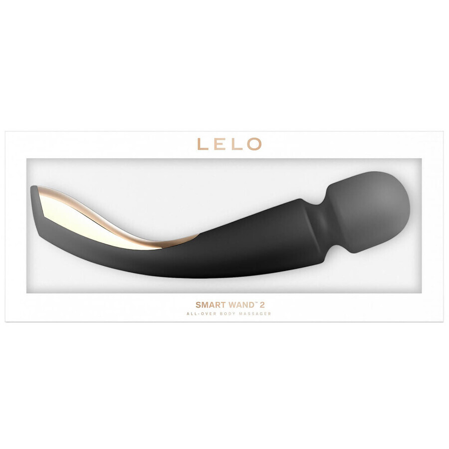 Lelo Smart Wand 2 Medium Zwart, volledige lichaamsmassager, medium, zwart