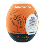 Satisfyer, Ei Crunchy masturbator, stimulator voor mannen, 1 stuk