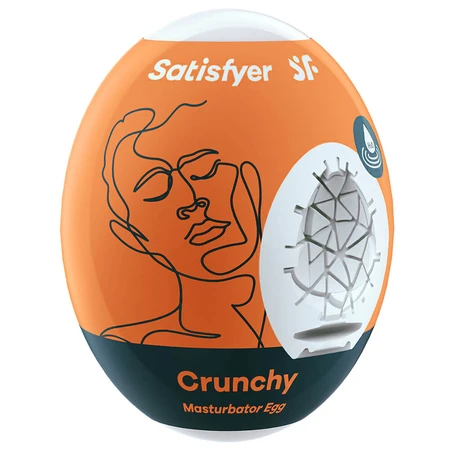 Satisfyer, Egg Crunchy Masturbator, Stimulator for Men, 1pc