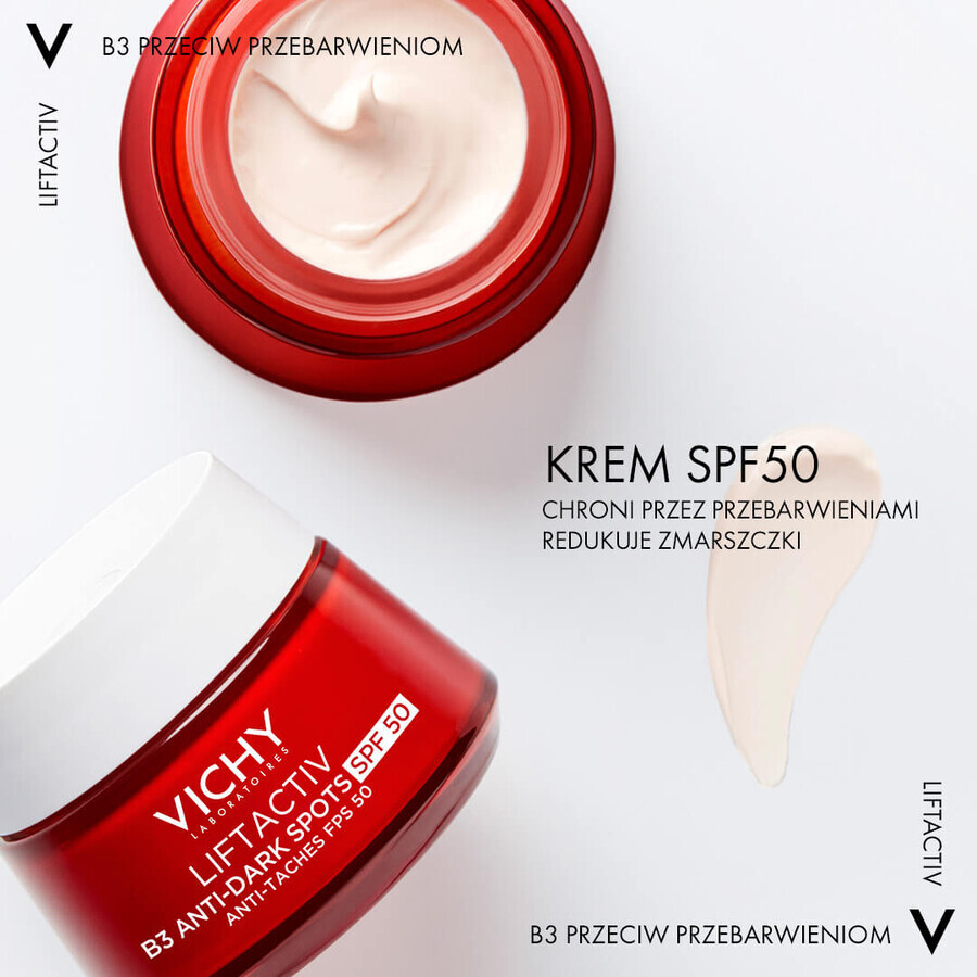 Vichy Liftactiv Specialist B3 Anti-Dark Spots, anti-wrinkle cream, SPF 50, 50 ml