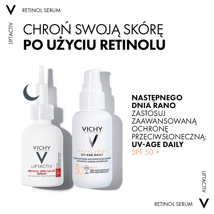 Vichy Liftactiv Retinol Specialist, anti-wrinkle serum with retinol, 30 ml