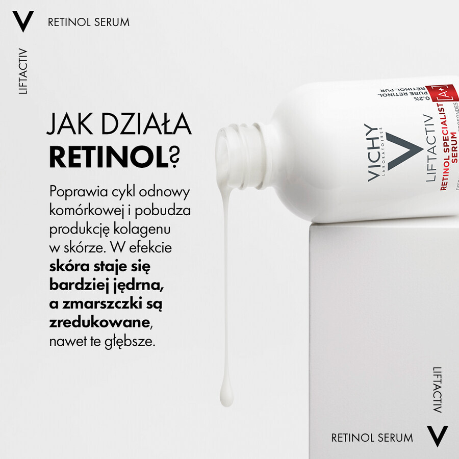 Vichy Liftactiv Retinol Specialist, anti-wrinkle serum with retinol, 30 ml