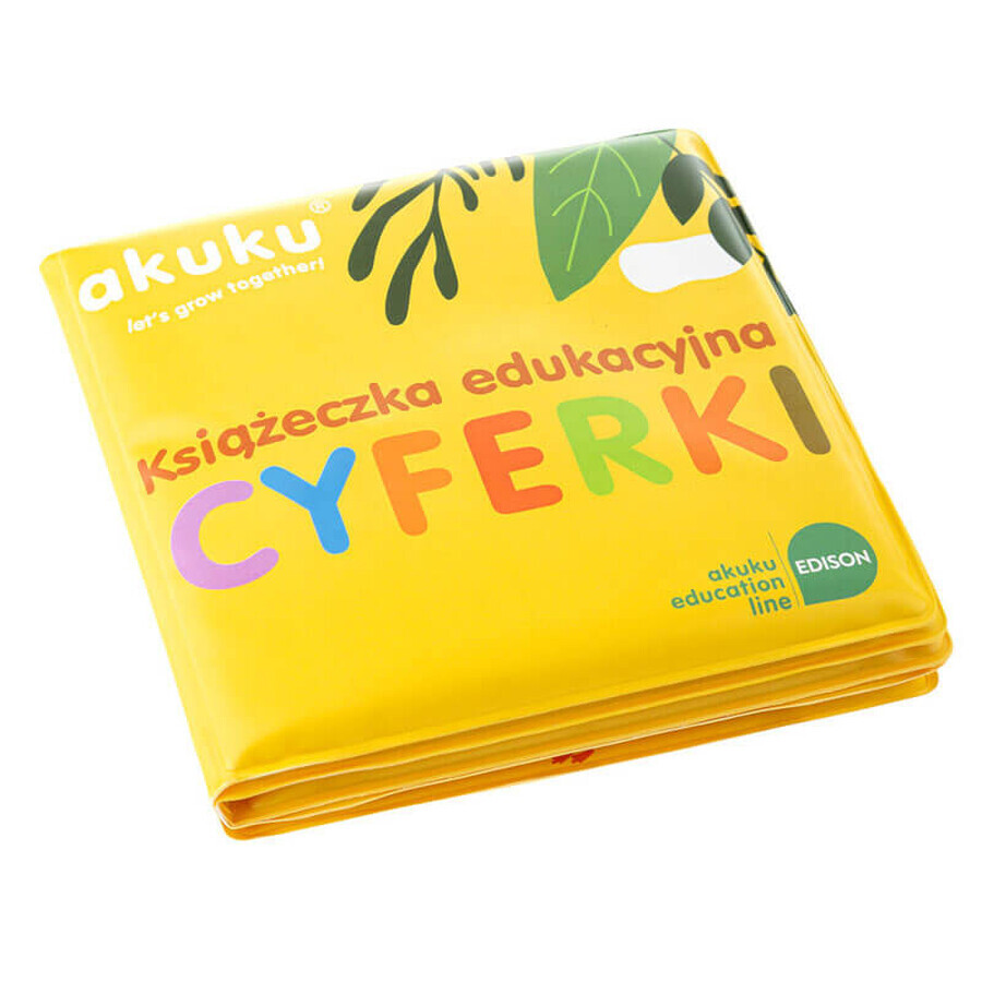 AKUKU, livre de bain éducatif, chiffres, à partir de 3 mois, 1 pc