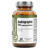 PharmoVit Andrographis, 20% andrographolides, 60 vegetable capsules