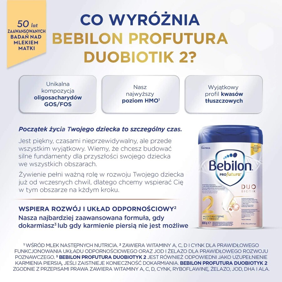 Bebilon Profutura DuoBiotik 2, opvolgmelk, na 6 maanden, 800 g