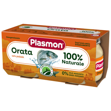 Plasmon Prânz de cod cu cartofi, după 6 luni, 2 x 80 g