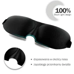 Waya 3D Comfort, slaapblinddoek, zwart, 1 stuk 