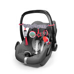 Canpol Baby's, Kinderwagen- en autostoelring, sensorisch speelgoed, vanaf de geboorte, 1 stuk