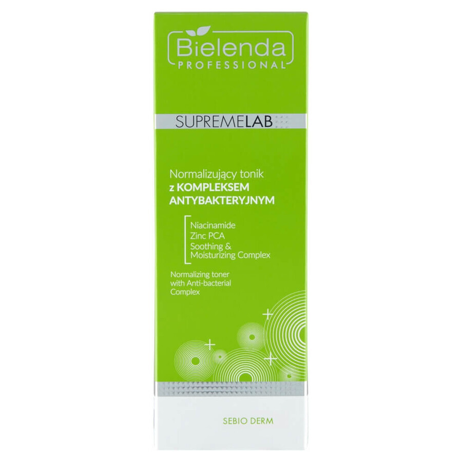 Bielenda Professional SupremeLAB Sebio Derm, normaliserende tonic met antibacterieel complex, 200 ml