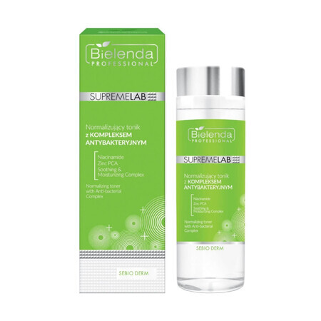 Bielenda Professional SupremeLAB Sebio Derm, normaliserende tonic met antibacterieel complex, 200 ml