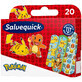 Salvequick, pleisters, Pokemon, 20 stuks