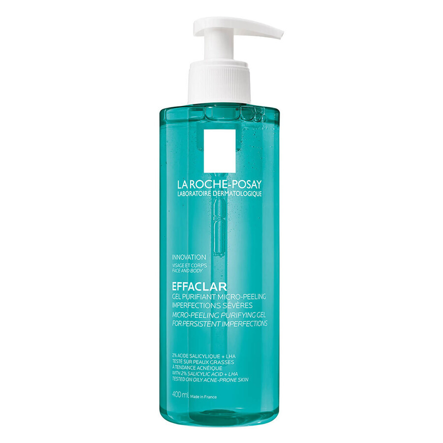 La Roche-Posay Effeclar, micro-peeling gel, 400 ml