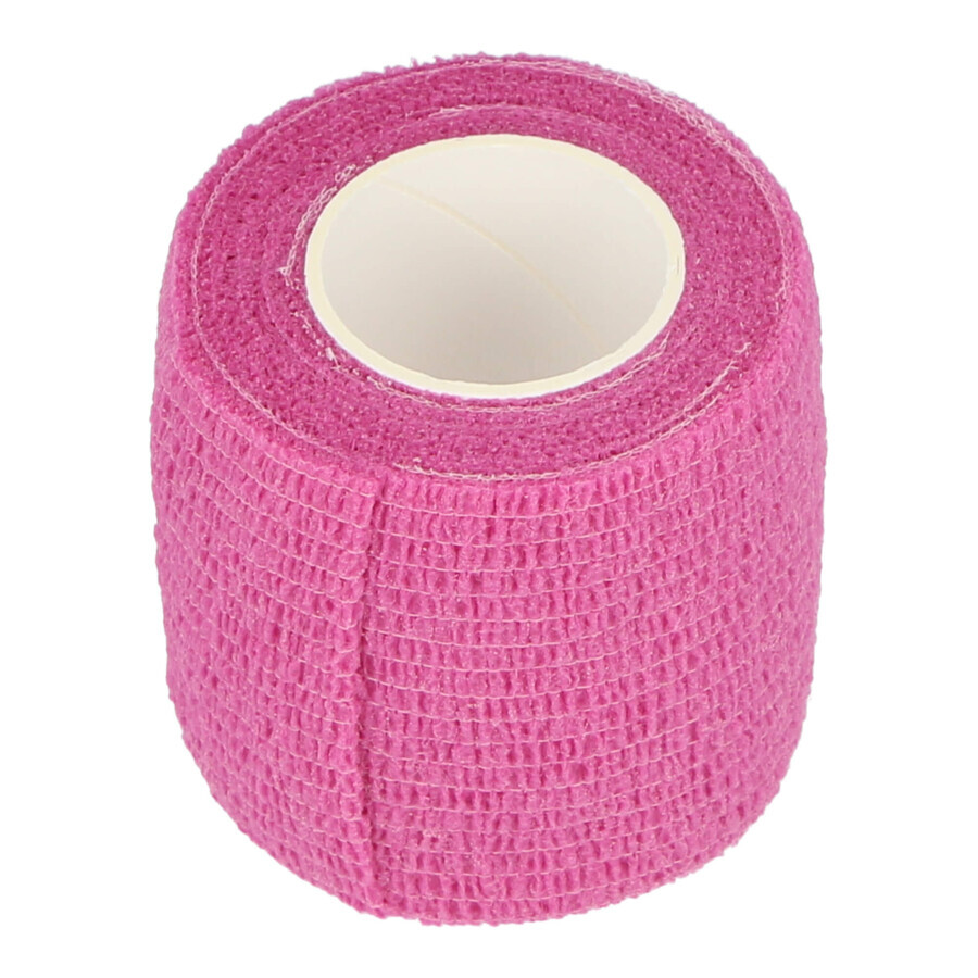 Dr Beck, Cohesief verband Non-Woven, non-woven, Roze, 5 cm x 4,5 m