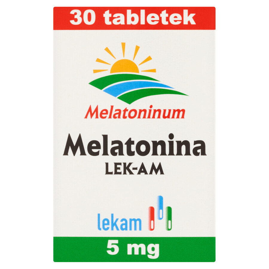 Melatonin LEK-AM 5 mg, 30 Tabletten