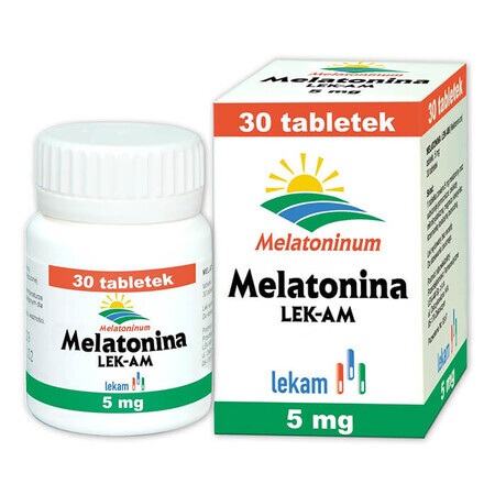 Melatonin LEK-AM 5 mg, 30 Tabletten