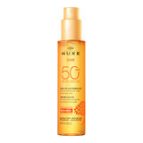 Nuxe Sun, bruiningsolie voor gezicht en lichaam, SPF 50, 150 ml