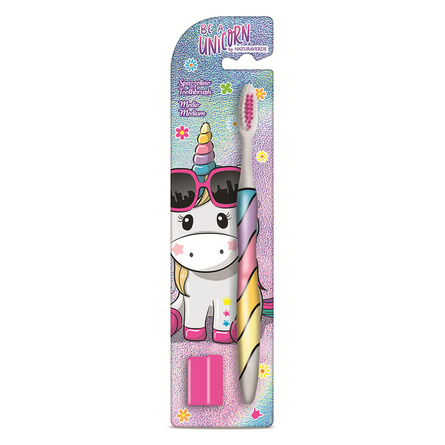 Brosse à dents Be a Unicorn, Medium, Naturaverde