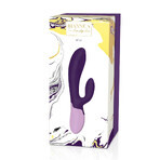 Rianne S Essentials Xena Rabbit Vibrator Deep Purple, masaj vibrator încălzit pentru iepurași, violet, 1 buc