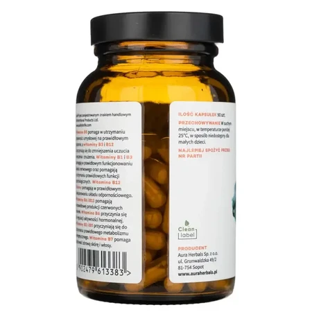 Aura Herbals Vitamine B-complex, 90 capsules
