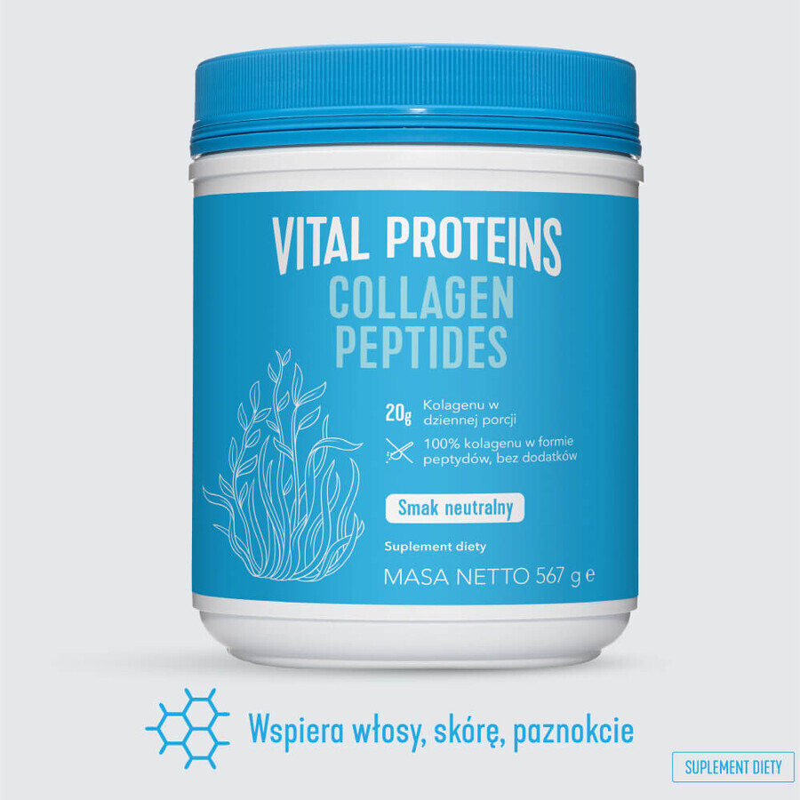 Vital Proteins Collagen Peptides, Neutral Flavor, 567g