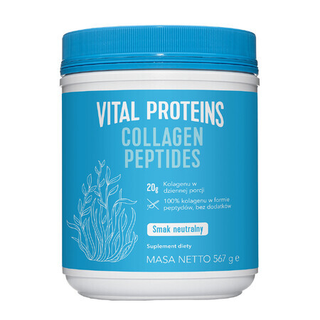 Vital Proteins Collagen Peptides, Neutral Flavor, 567g