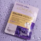 L'Oreal Hyaluron Specialist, moisturizing and regenerating sheet mask, 30 g