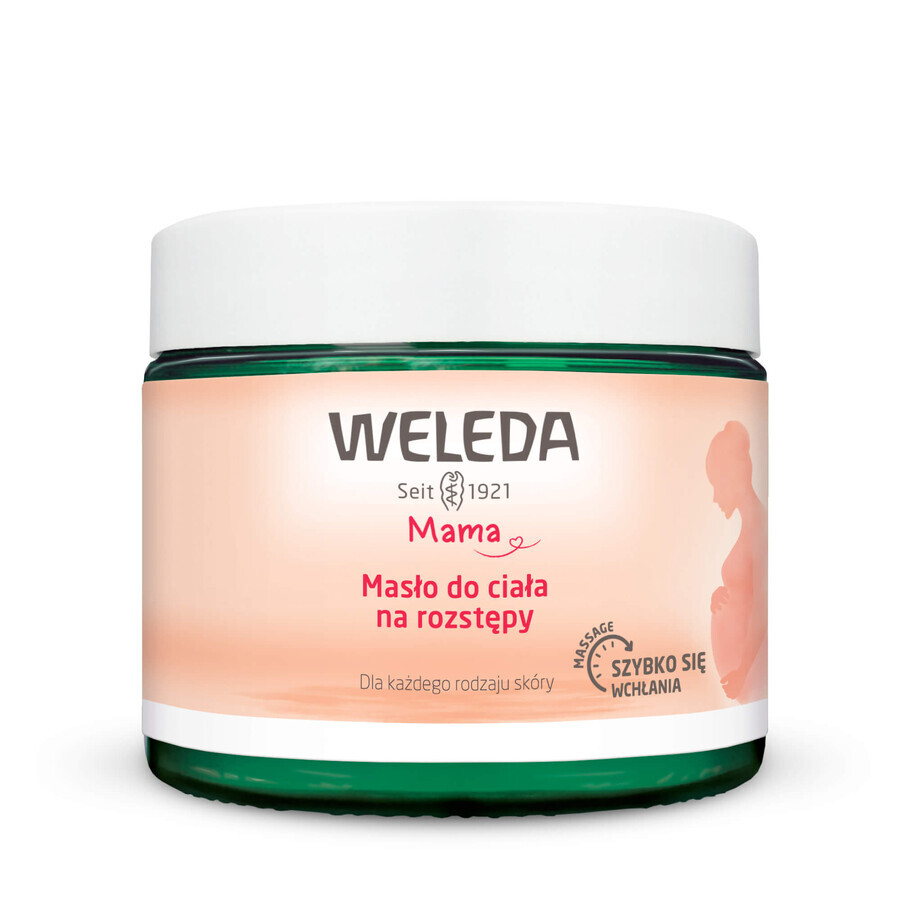 Weleda Mama, unt de corp pentru vergeturi, 150 ml