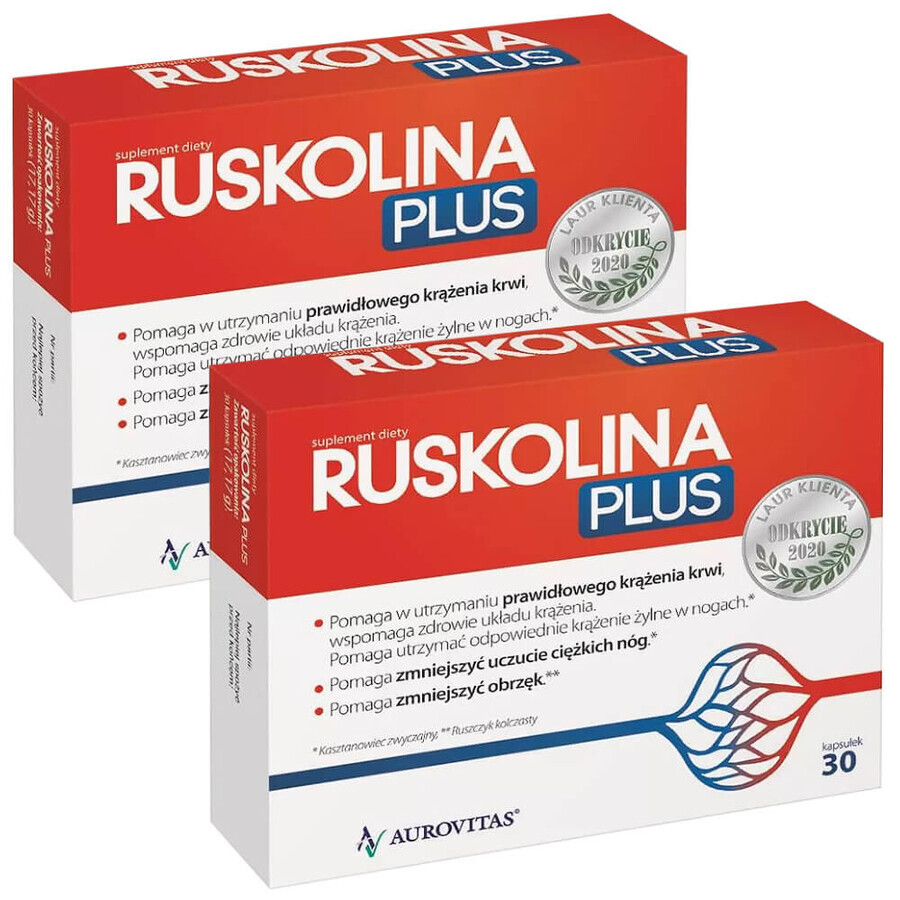 Ruskolina Plus set, 2 x 30 capsules