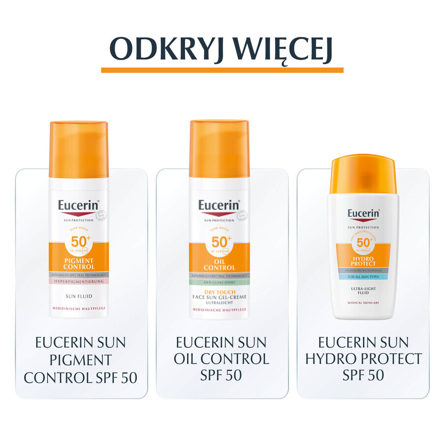 Eucerin Sun Sensitive Protect, beschermende crème voor de gevoelige huid, SPF 50+, 50 ml