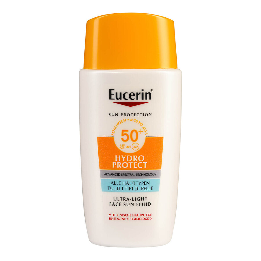 Eucerin Sun Hydro Protect, ultra-hydraterende beschermende fluid, SPF 50+, 50 ml