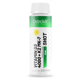 OstroVit Vitamine D3 4000 + K2 MK-7 Shot, kiwismaak, 100 ml